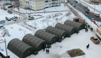 Троєщина без тепла і світла: два наметові містечка ДСНС – що відомо станом на 25 січня