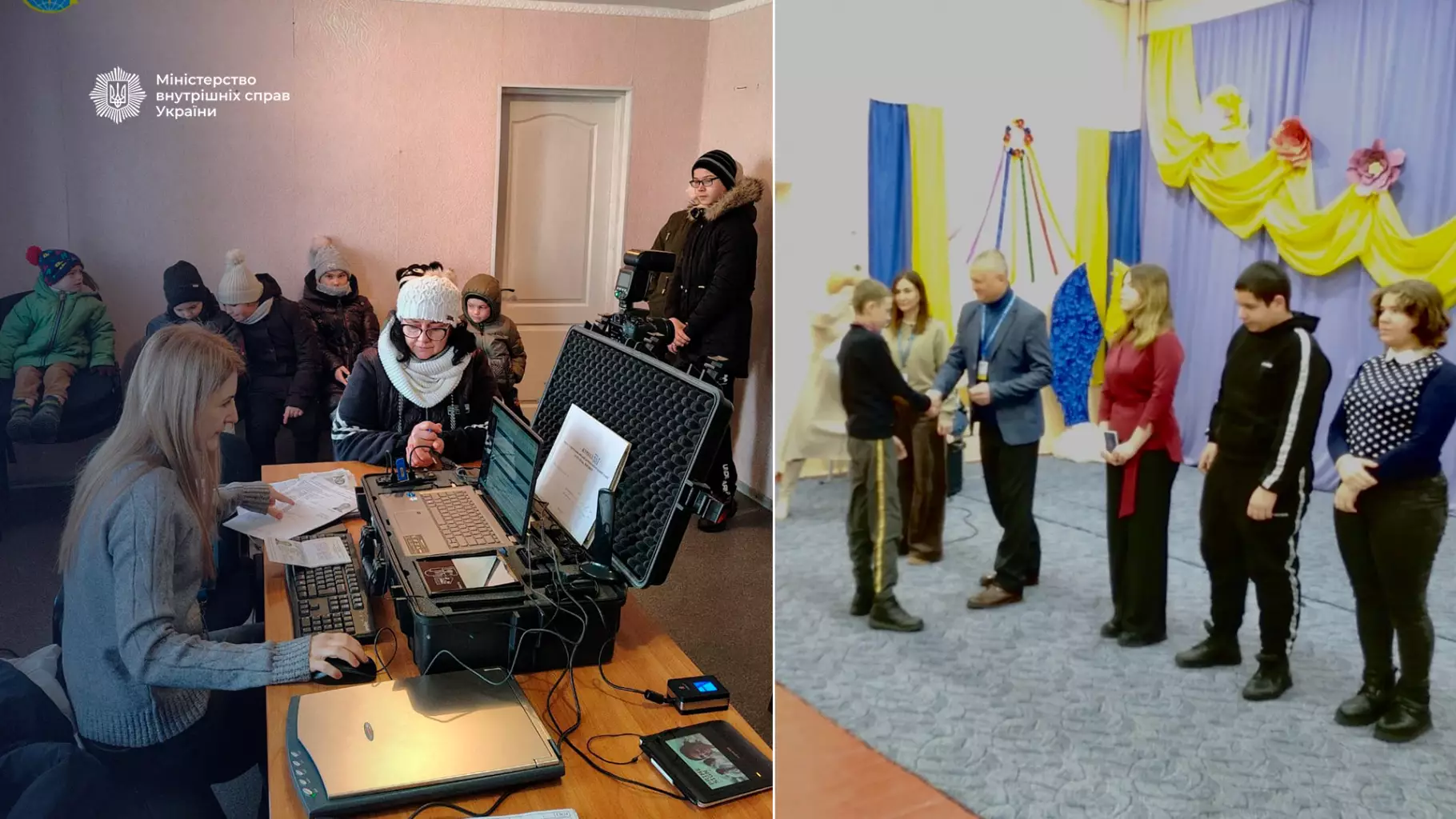 Мобільна група ДМС обслуговує жителів прифронтових громад у приміщенні без електропостачання