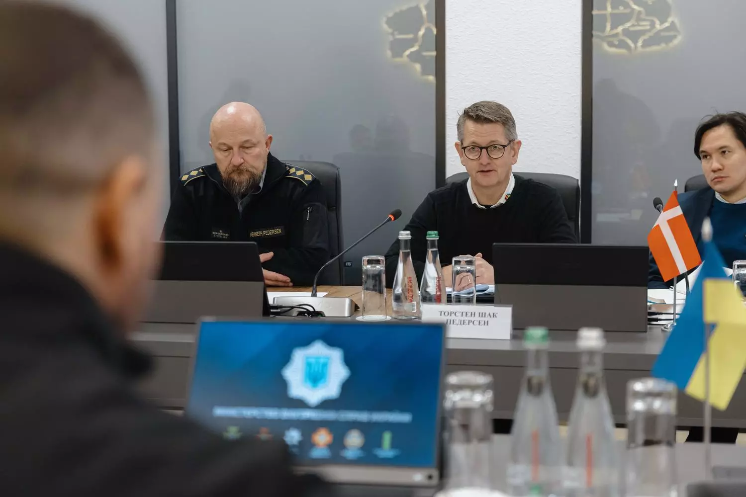 Міністр Ігор Клименко та Торстен Шак Педерсен на зустрічі з делегацією Данії, підписання угоди