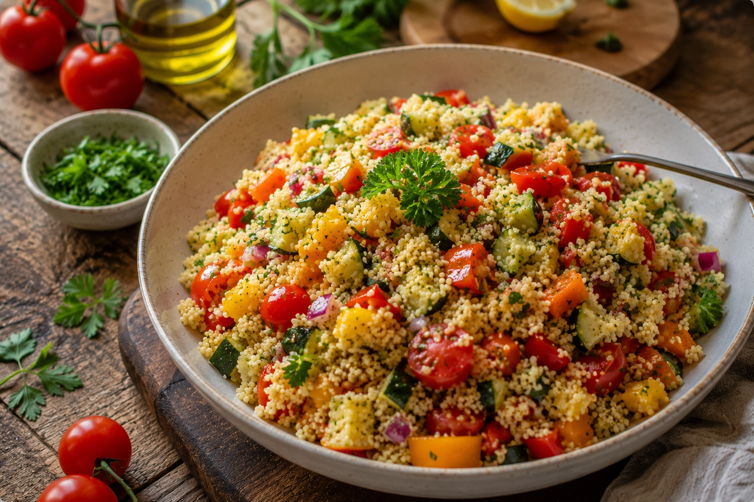 Як варити кускус з овочами